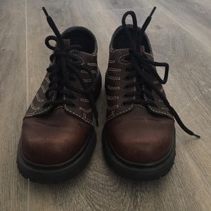 Dr. Martens leather low-cut boots